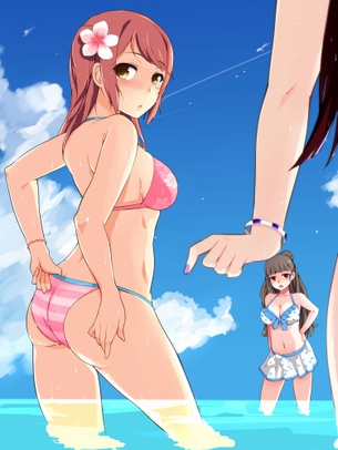【二次・ZIP】パンツ・ブルマ・水着の食い込み直しをしてる女の子の画像ください