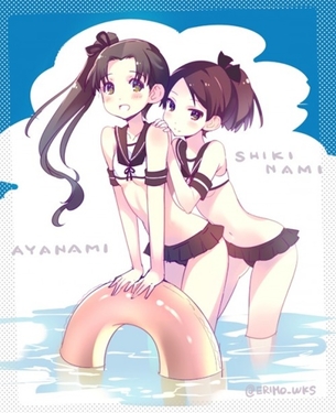 【艦これ】綾波・敷波の二次エロ① 100枚【艦隊これくしょん】
