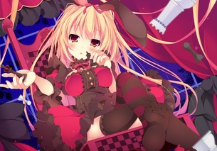 【二次・ZIP】ニーソをはいた太ももが眩しい虹美少女の画像