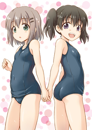 倉上ひなたちゃん（ヤマノススメ）の黒髪ツインテールなエロ画像