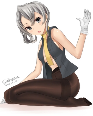 【二次・ZIP】パンスト・タイツの美脚を撫で回したい美少女画像