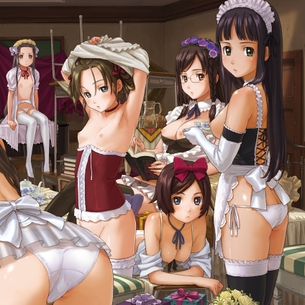 美少女×ニーソのエロ画像。見事な脚線美たまらんwww