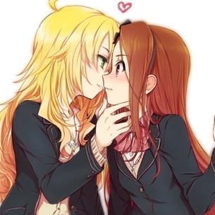 キュンキュンしちゃう美少女同士でキスしたりイチャイチャしてる百合画像