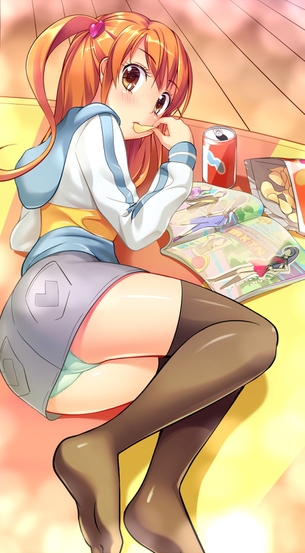【めくり】パンチラ二次画像でハァハァスレ【座り】 その14