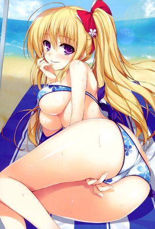 二次元の女の子のHなカラダを堪能できる水着画像 vol.8