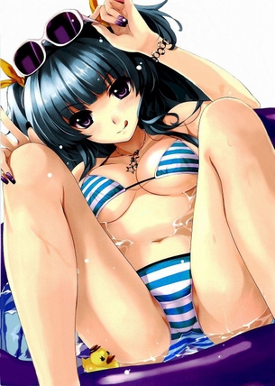 二次元の女の子のHなカラダを堪能できる水着画像 vol.10