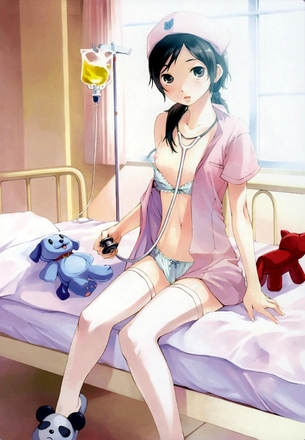 入院したくなる、エロカワイイナースのお姉さんのエロ画像 vol.8
