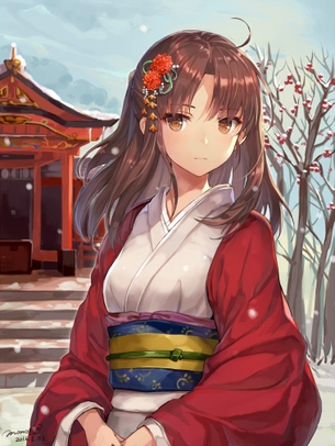 二次元の和服の美少女の画像スレ