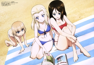 ガールズ＆パンツァー（ガルパン） 画像 壁紙 12 【10枚】 ※ カチューシャ ノンナ 島田愛里寿 ダージリン ローズヒップ 阪口桂利奈  etc...