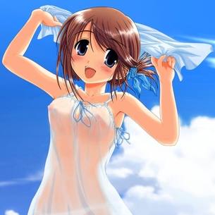 梅雨が楽しみになる、濡れ透けでえっちなところが見えちゃってるエロ画像 vol.9
