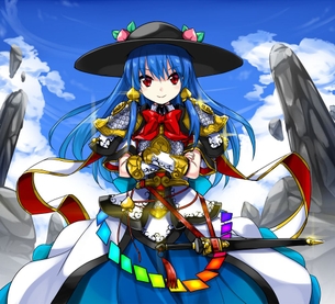 【二次・ZIP】東方の比那名居天子ちゃんの画像を下さい＞＜