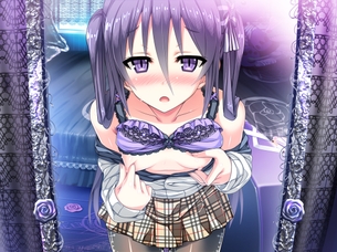 【二次・ZIP】胸元やお尻が強調される前傾姿勢な女の子の画像
