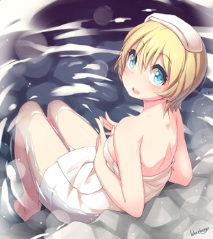 【二次・ZIP】ひん剥いて全裸を拝みたい裸タオル娘の2次画像