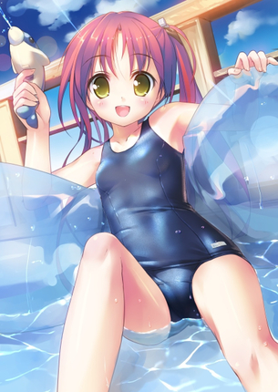 スク水装備の美少女のエロさときたら・・・。