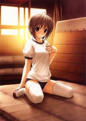 お尻から太もものラインが美しすぎる、ブルマ美少女のエロ画像 vol.3