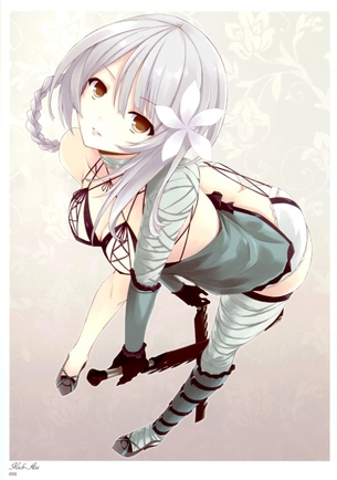 クールなエロさを醸し出す、銀髪美少女のエロ画像 vol.2