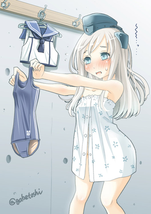 艦これ、ゆーちゃんことU-511のおとなしカワイイエロ画像 vol.3