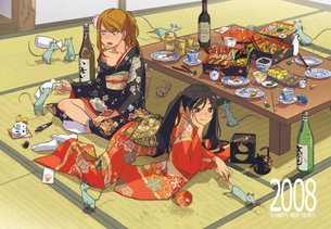 着物とか浴衣を着て、ちょっと大人びた雰囲気の女の子のエロ画像 vol.7