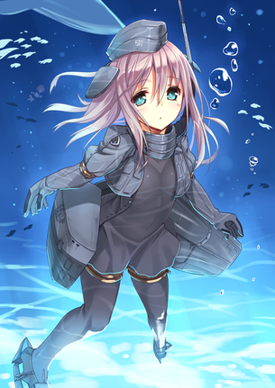 艦これ、ゆーちゃんことU-511のおとなしカワイイエロ画像 vol.1