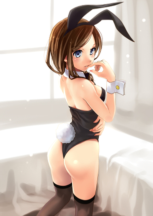むき出しの鎖骨をprprしたい、バニーガール姿の美少女画像 vol.9