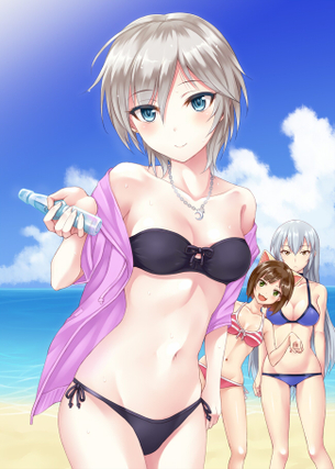お仕事の前に、二次元の女の子のエロエロな水着姿でリフレッシュ！ vol.9