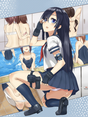 インテリカワイイ、二次元のメガネ美少女のエロ画像 vol.9