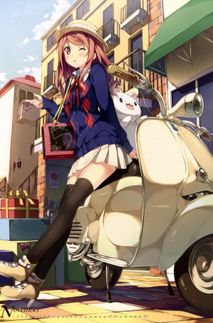 はみ出た太ももの白さが美しすぎる、ニーソを履いた女の子のエロ画像 vol.2
