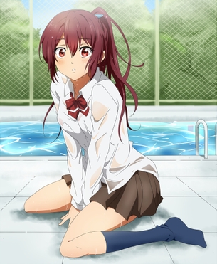 服がぬれて、いろんなものが透けて見えちゃってるラッキーな二次エロ画像 vol.5