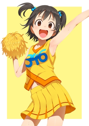 【二次・ZIP】甲子園開幕なので可愛いチアガールの虹画像