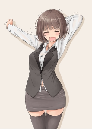 【二次・ZIP】あくびしてる可愛い女の子の画像を下さい！！