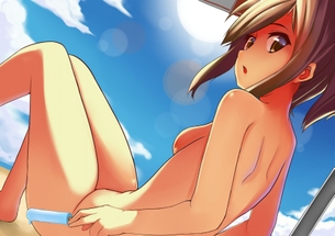 【二次・ZIP】突っつきたい衝動に駆られる横乳美少女の虹画像