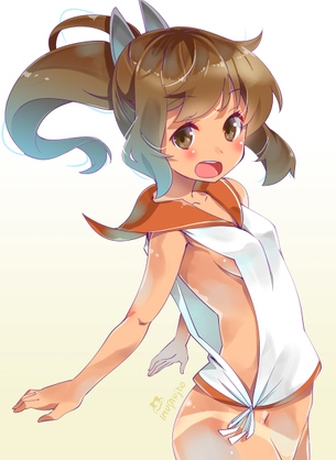 【二次・ZIP】日焼けラインがセクシー…エロいっ！っていう日焼け娘のエロ画像