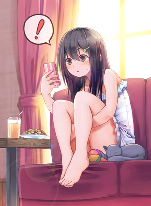 【二次・ZIP】膝枕で癒されたい美少女の美脚太もも画像