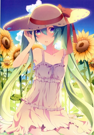 【二次・ZIP】夏らしくヒマワリと2次美少女の画像まとめ