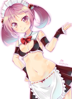 【二次・ZIP】ついオッパイに目がいっちゃう谷間部分に穴開いた服着てる美少女画像