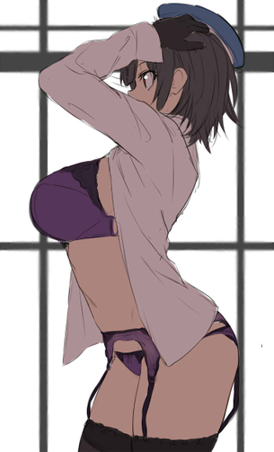 【2次】大人のエロさが増しちゃうガーターベルトを着用した女の子の二次エロ画像【ガーターベルト】