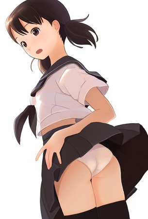 【2次】ご利益がありそうな美少女のパンチラ二次エロ画像 その2【パンチラ】
