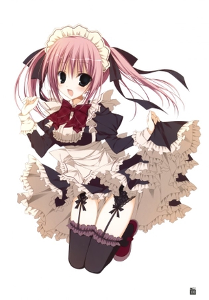 メイドの虹エロ画像