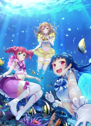 【ラブライブ!サンシャイン!!】 Aqours 1年生組! 津島善子と国木田花丸メイン! 6枚 水着など 【画像・壁紙】 （22）