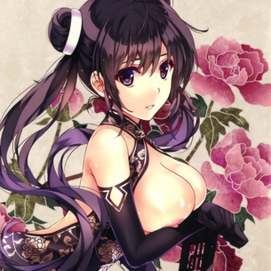 二次元美少女のきれいなピンク色の乳首たまらんwww