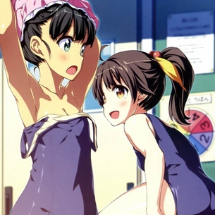 思春期の甘酸っぱい香りのしそうなスク水美少女のエロ画像