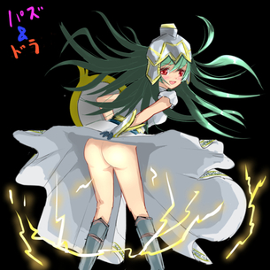 アテナ（パズル＆ドラゴンズ）の緑髪かわいいエロ画像
