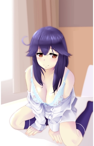 【二次・ZIP】青や水色とかのパンツ・ブラジャーの美少女下着画像