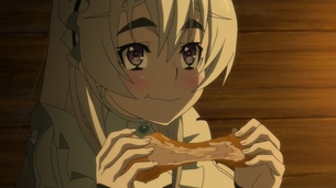二次でこういう何か食ってる画像下さい