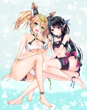 【PSO2es】 アネットちゃんとジェネちゃんの可愛い画像 5枚! 胸囲の格差社会 【画像・壁紙】 （ファンタシースターオンライン2 07）