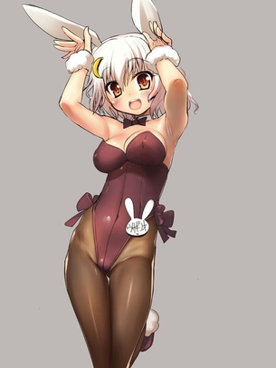 【二次・ZIP】バニーコスした虹の美少女画像ください！