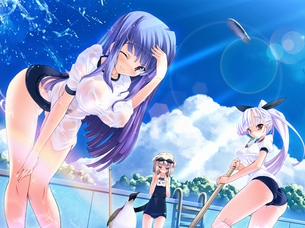 二次元の女の子のHなカラダを堪能できる水着画像 vol.5