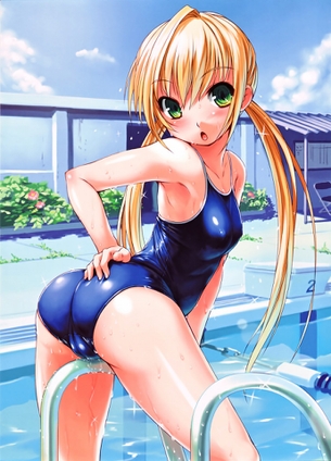 二次元の美少女たちののスクール水着画像 vol.10