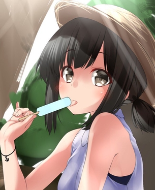 【二次・ZIP】暑いのでアイス食ってる可愛い女の子の画像まとめ