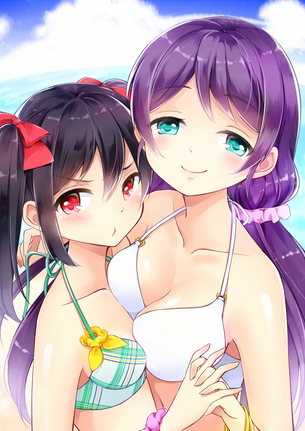 【二次・ZIP】オッパイとオッパイを押し付けてる乳合わせの美少女画像